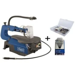 230V 16 SCROLL SAW CUT METAL SCHEPPACH DECO-FLEX +184 TOOL-SET 60 SAWBLADE