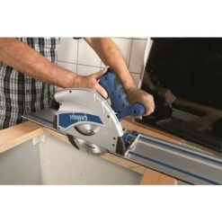 230V SCHEPPACH PL55 PLUNGE SAW + 1400 Mm GUIDE TRACK CIRCULAR BLADES -Scheppach 24121020 3