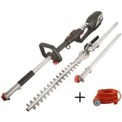 230V TELESCOPIC POLE HEDGE TRIMMER SCHEPPACH TPH900 + EXTENSION CABLE 20 MT