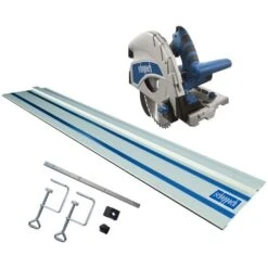 230V CIRCULAR PLUNGE SAW 210MM WITH GUIDE RAIL AND ACCESSORIES SCHEPPACH PL75