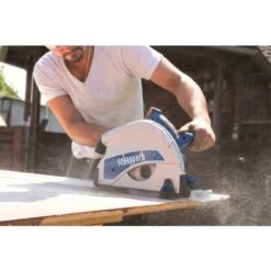 230V CIRCULAR PLUNGE SAW 210MM WITH GUIDE RAIL AND ACCESSORIES SCHEPPACH PL75 -Scheppach 24500683 4