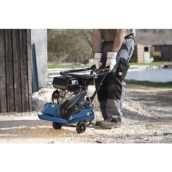 Scheppach HP1100s 5.5hp Petrol Plate Compactor 163cc - 530 X 350mm 8 Scheppach HP1100s 5.5hp Petrol Plate Compactor 163cc - 530 X 350mm -Scheppach 32318143 4