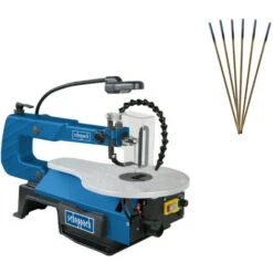 Pack SCHEPPACH Scroll Saw 405 Mm - 120W - SD1600V - Set Of 6 Blades - 25 Teeth