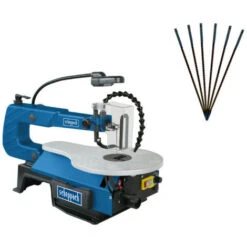 Pack SCHEPPACH Scroll Saw 405 Mm - 120W - SD1600V - Set Of 6 Blades - 10 Teeth