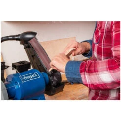 Pack SCHEPPACH 370W Combination Grinder - BGS700 - Set Of 3 Sanding Belts -Scheppach 46217385 3