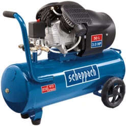 Scheppach HC53DC 50 L Semi-Pro Twin Cylinder Air Compressor 230 V