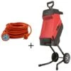 230V 2,4kW ELECTRIC GARDEN SHREDDER 45MM SCHEPPACH GS55 + EXTENSION CABLE 20 MT