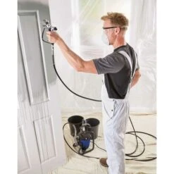 230V AIRLESS PAINT SPRAYER 750W ELECTRIC PAINTER SPRAY STATION SCHEPPACH ACS3000 -Scheppach 58740892 5