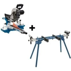 Scheppach 10' SLIDING MITRE SAW WOOD 2000W 254mm HM254 LEG STAND UMF1600